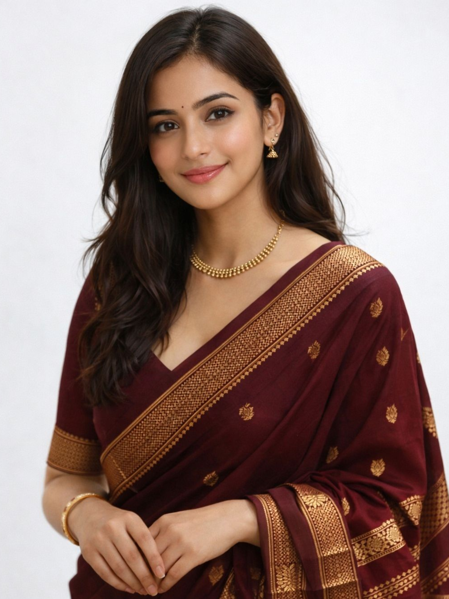 Kurkure Linen Saree