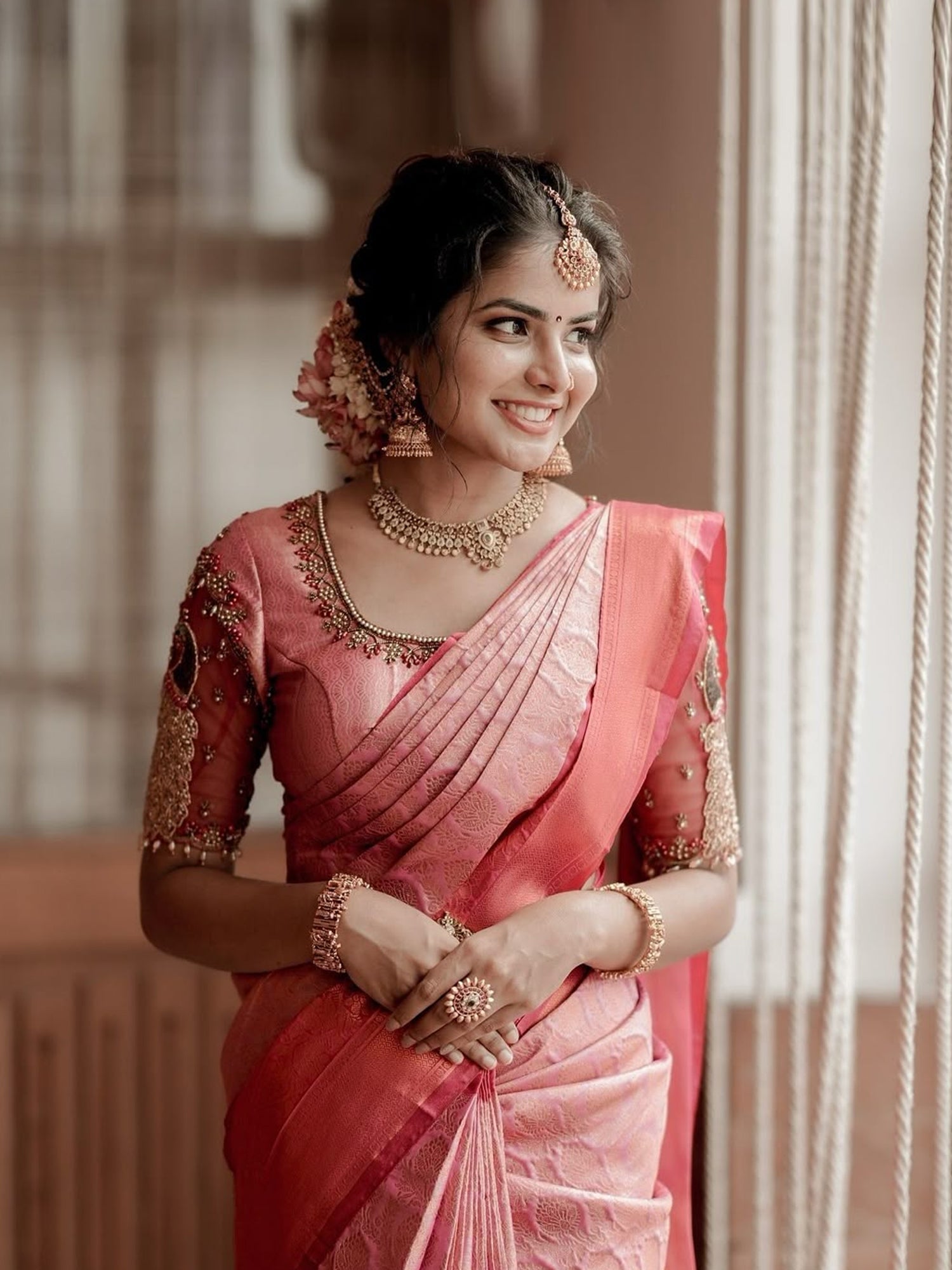 Rapier Saree featuring elegant soft silk fabric, traditional design, graceful drape, and premium styling for weddings and festive occasions.