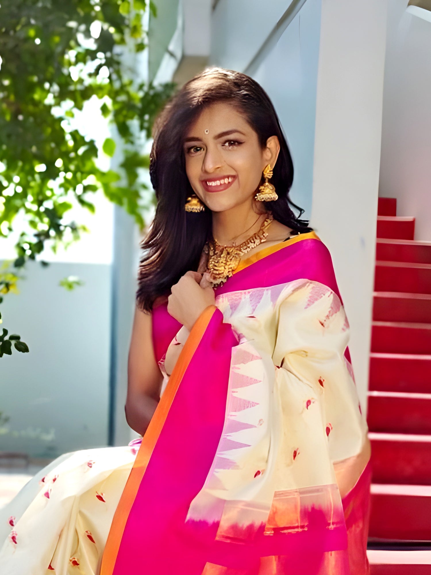 Thread Butta Saree