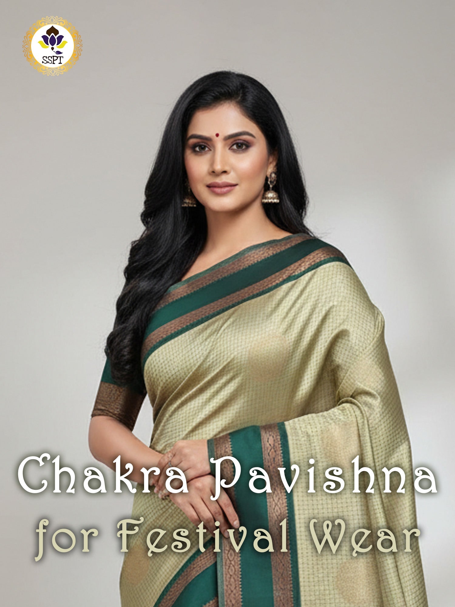 Dhaniya soft silk saree for women with elegant traditional wedding and festive wear design from Sri Sakthi Pugazh Tex Salem Tamil Nadu