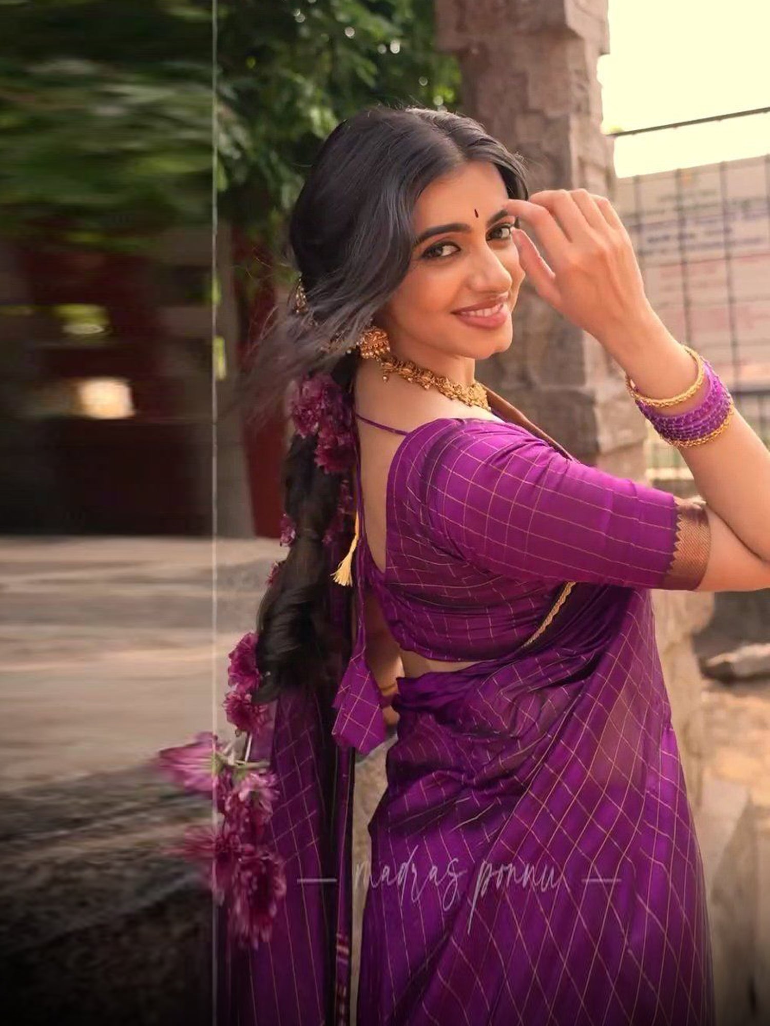 Kalyani Checked Saree