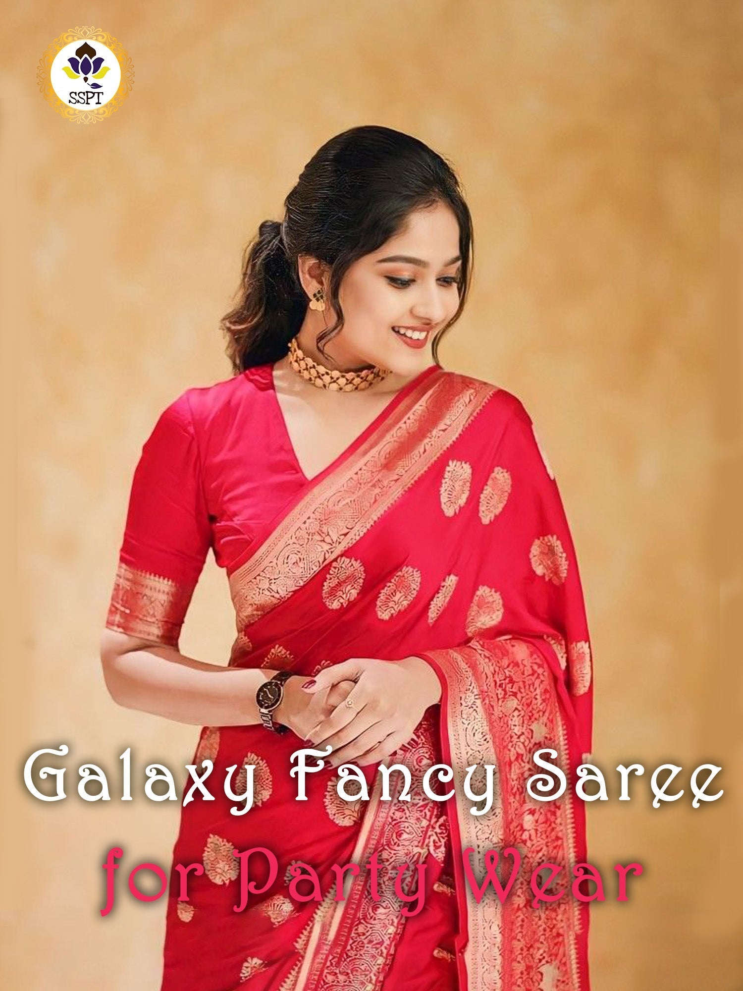 Elevate your ethnic wardrobe with the Galaxy Fancy Saree, a perfect blend of timeless elegance and modern style.
