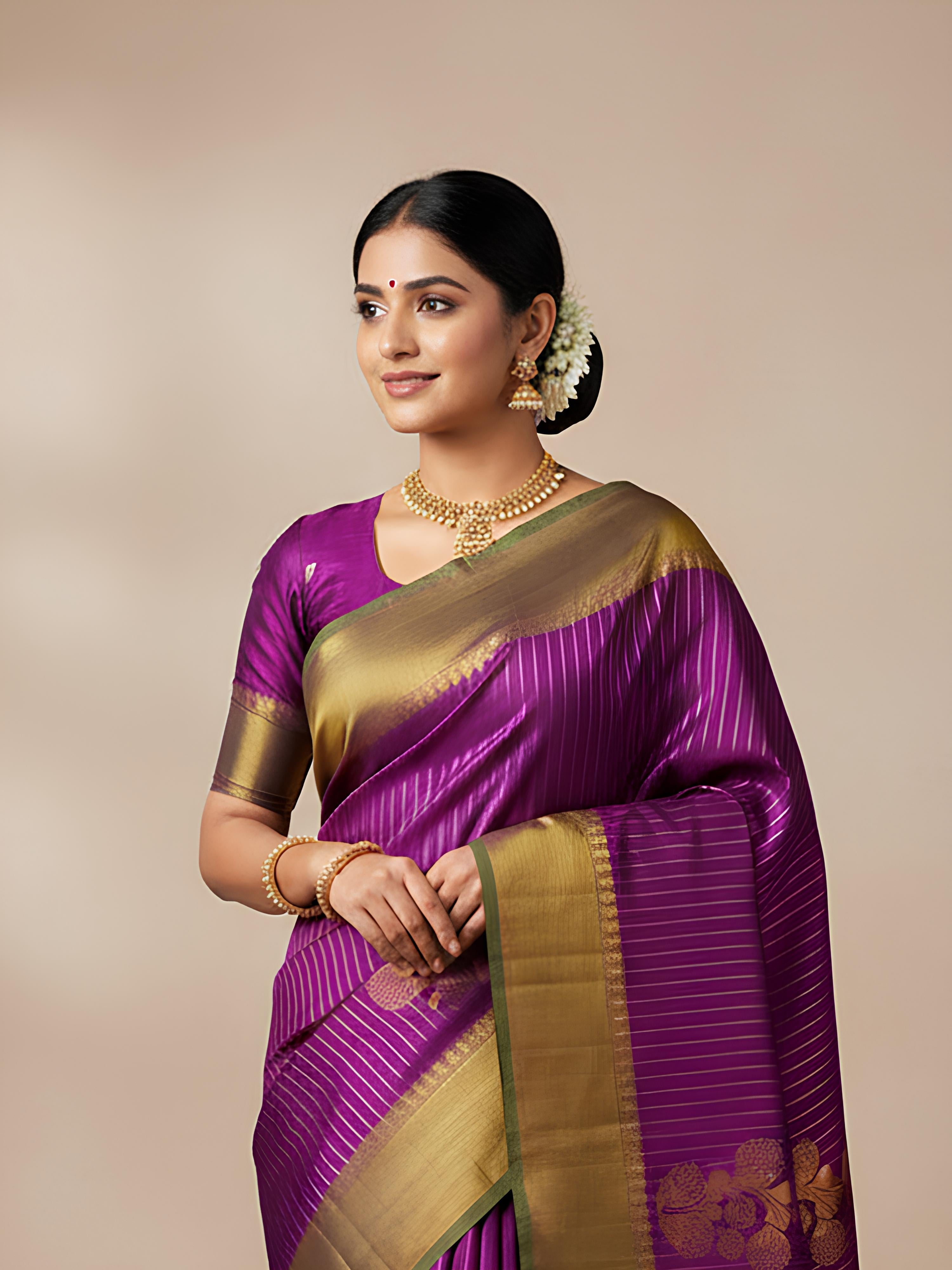 Iniya Soft Collection Soft Silk Saree for women featuring elegant traditional design suitable for weddings, festivals and special occasions