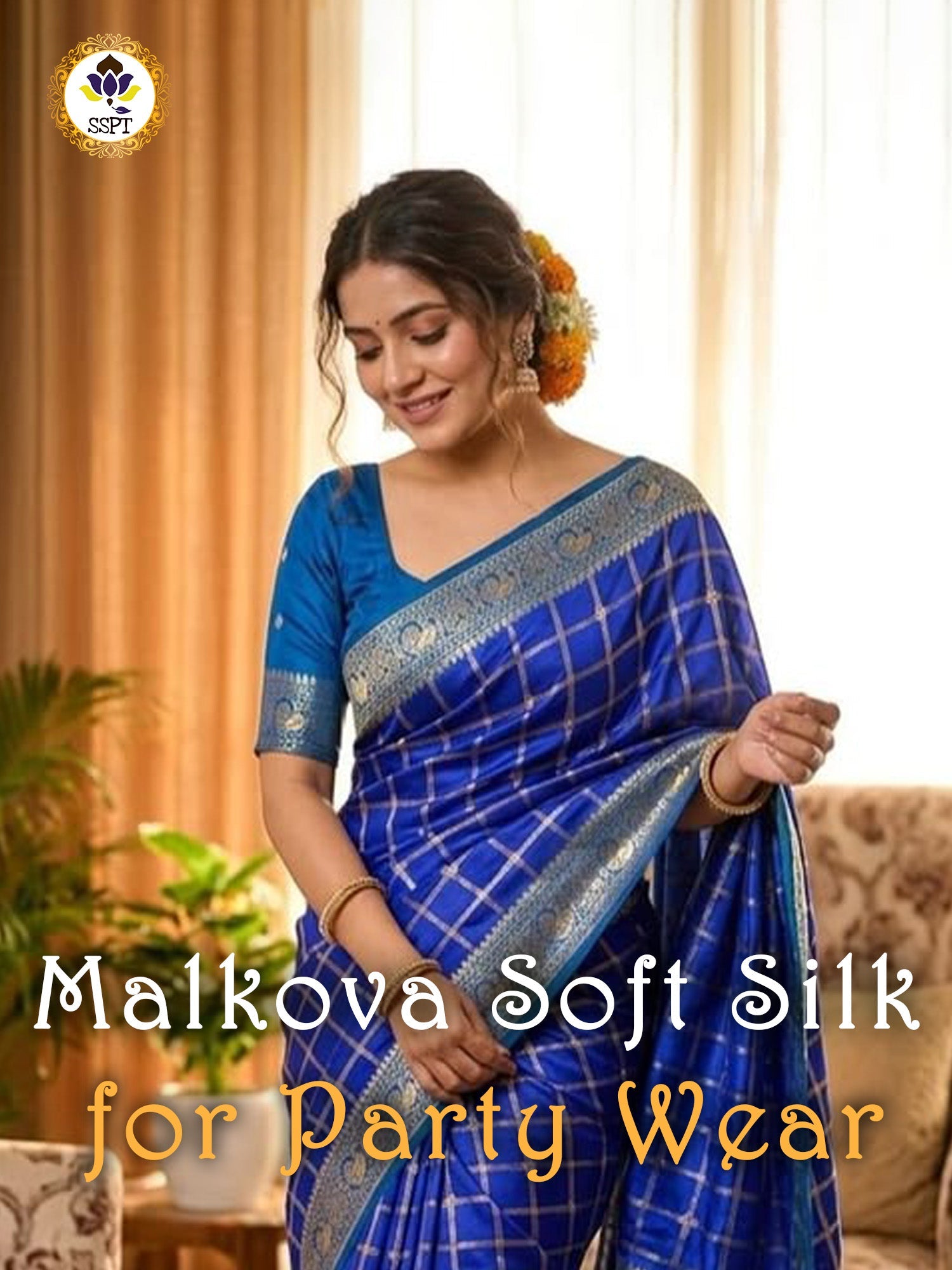 Malkova Soft Silk Collection premium soft silk zari sarees for wedding wear