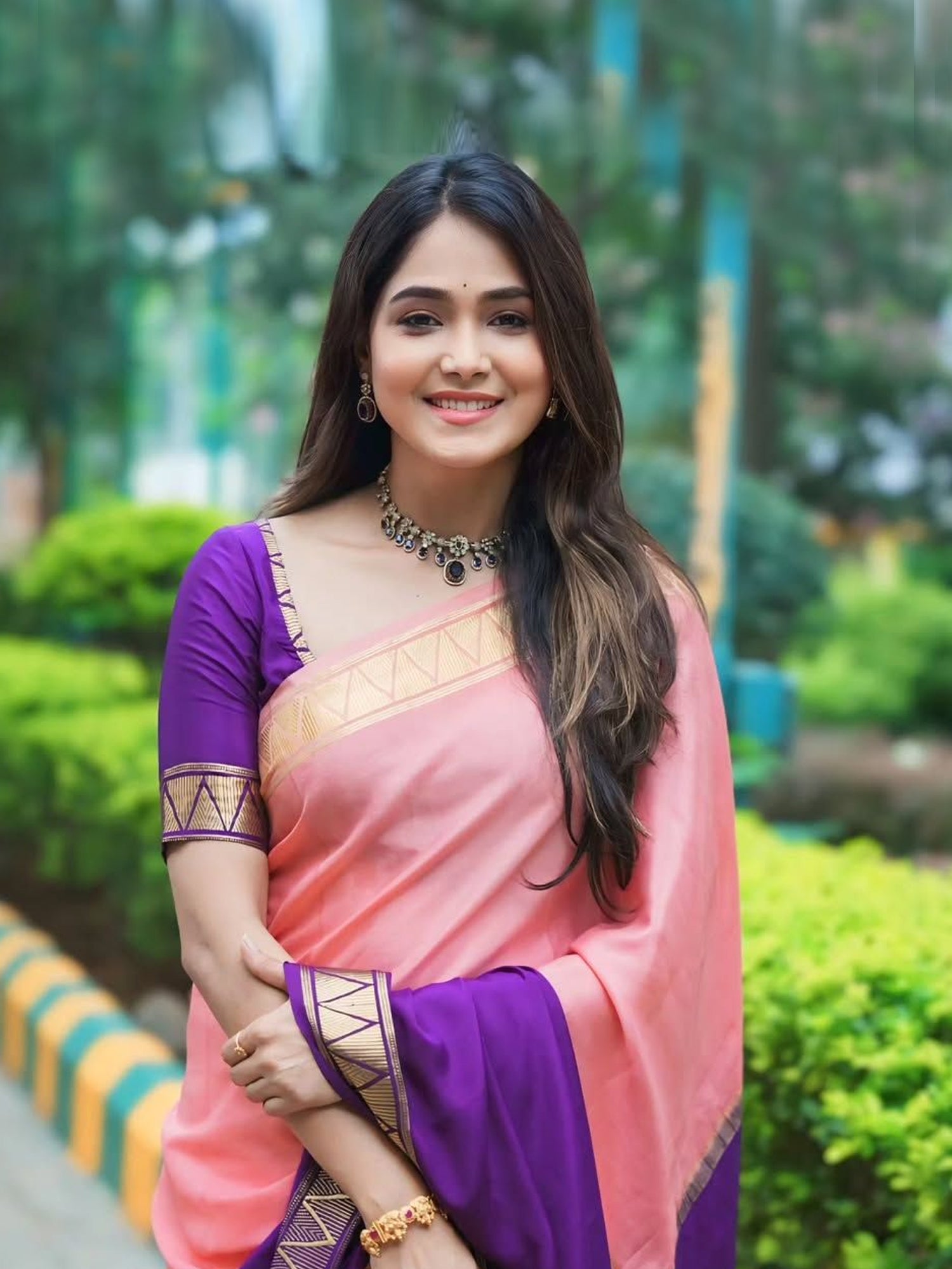 Elegant Mysore Crepe Silk Saree for women with traditional design, lightweight premium silk fabric, perfect for weddings and festive occasions in Tamil Nadu.