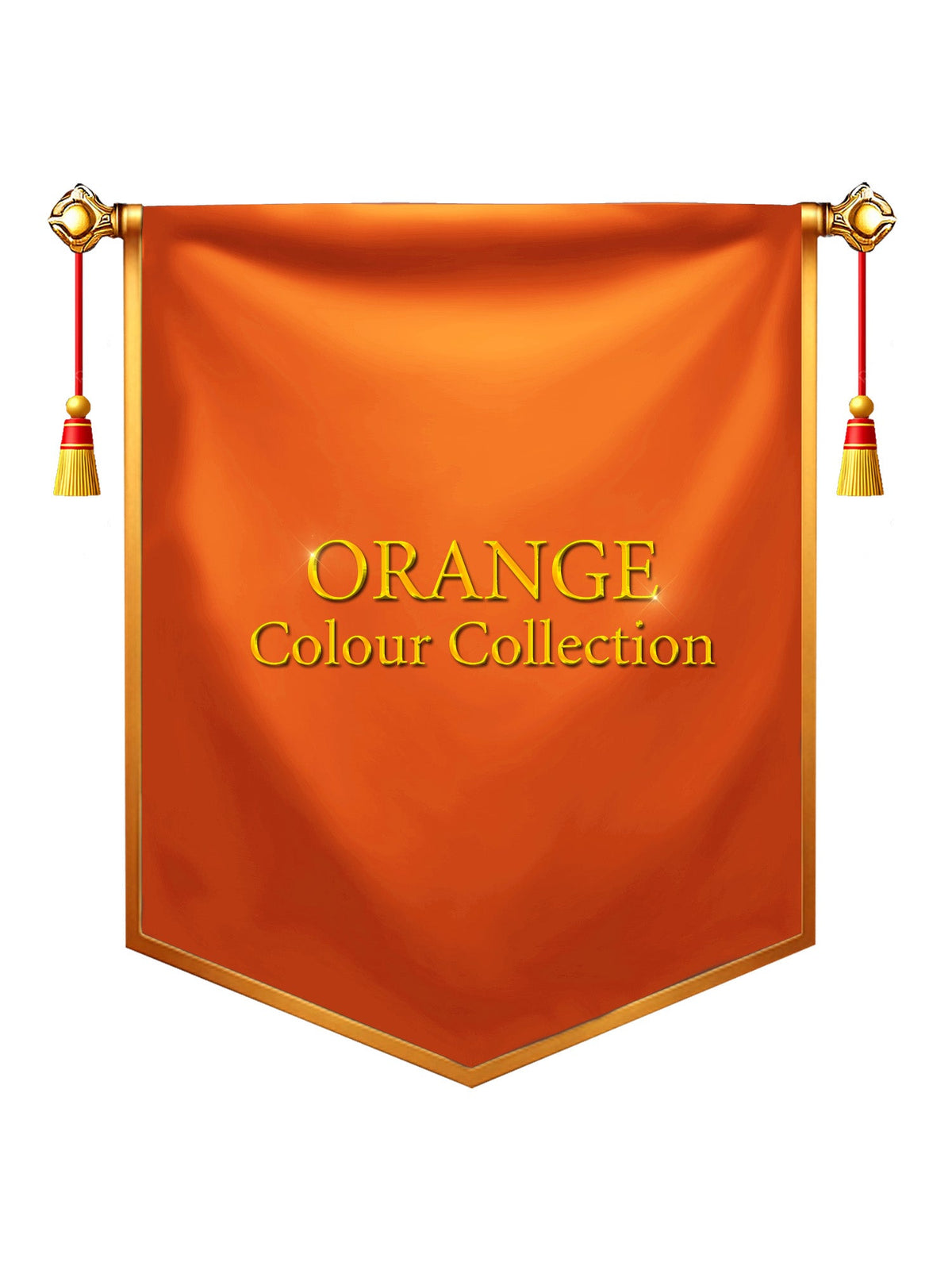 Orange Colour Collection soft silk saree for festive wear