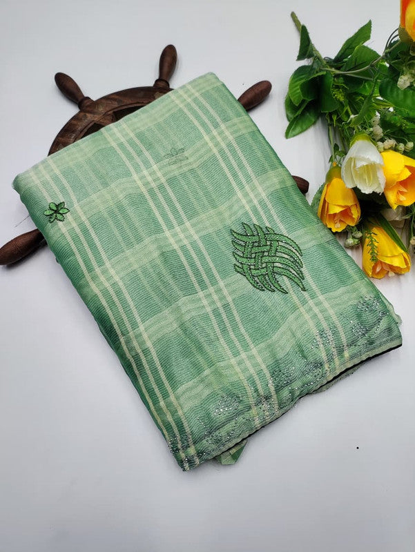 Fendy Space silk(Fancy Saree Diwali Special)