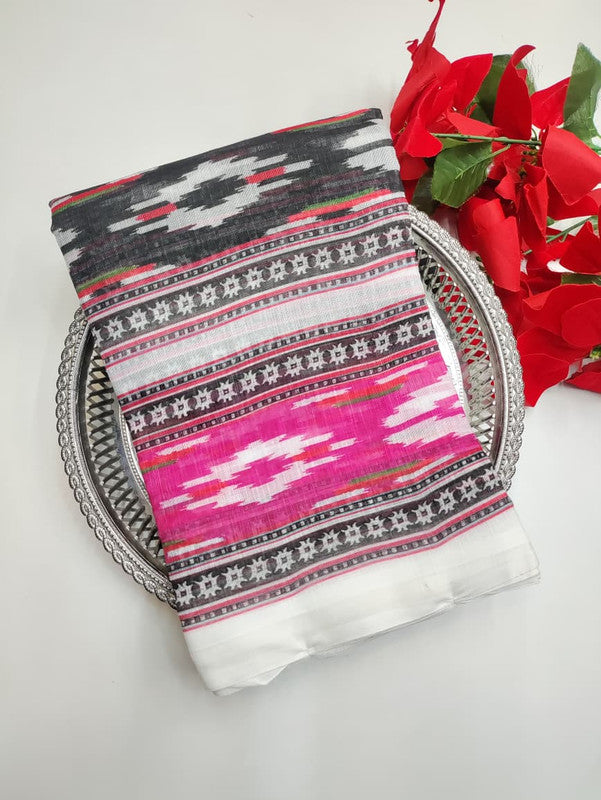 White Leaf Saree (Diwali sale) WF14