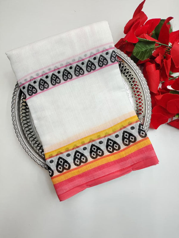 White Leaf Saree (Diwali sale) WF26