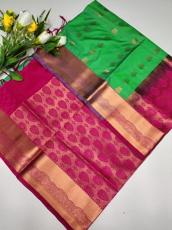 Mayuri pattu (Christmas Offer) PM34+Jute Bag Free