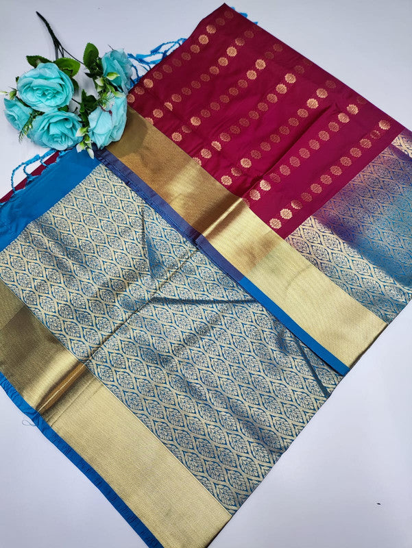 Mayuri pattu (Christmas Offer) PM53+Jute Bag Free