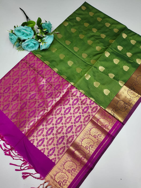 Mayuri pattu (Christmas Offer) PM62+Jute Bag Free