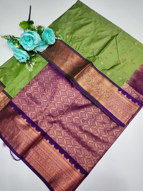 Mayuri pattu (Christmas Offer) PM111 +Jute Bag Free