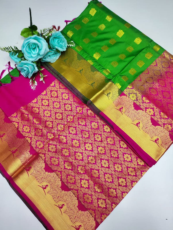 Mayuri pattu (Christmas Offer) PM119 +Jute Bag Free