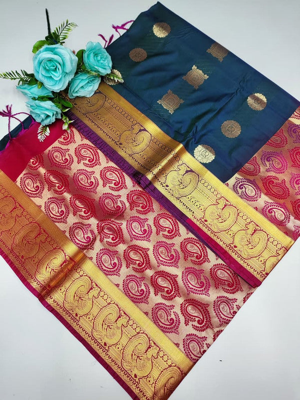 Mayuri pattu (Christmas Offer) PM140 +Jute Bag Free