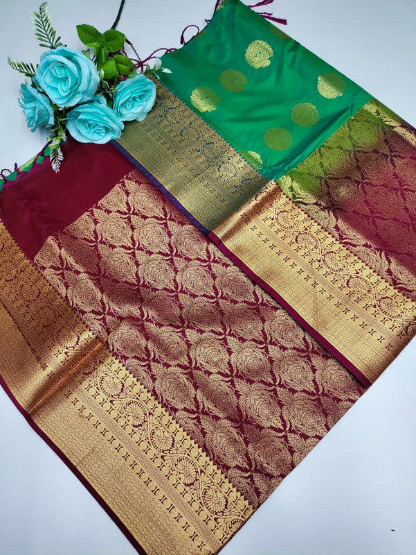 Mayuri pattu (Christmas Offer) PM150 +Jute Bag Free