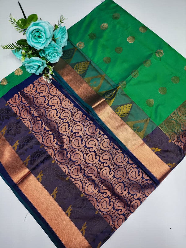 Mayuri pattu (Christmas Offer) PM153 +Jute Bag Free