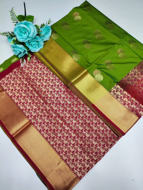 Mayuri pattu (Christmas Offer) PM155 +Jute Bag Free