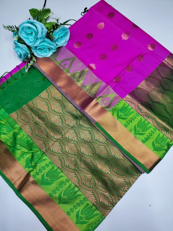 Mayuri pattu (Christmas Offer) PM158 +Jute Bag Free
