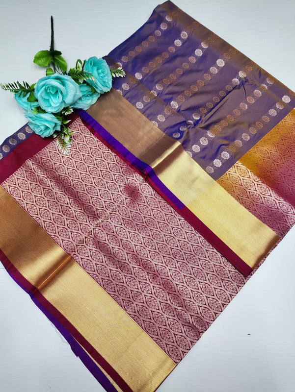 Mayuri pattu (Christmas Offer) PM162 +Jute Bag Free