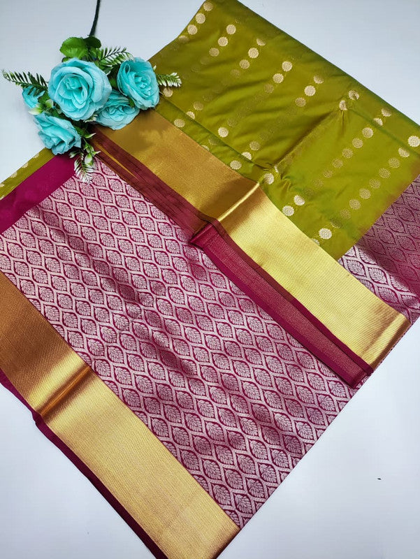 Mayuri pattu (Christmas Offer) PM170 +Jute Bag Free