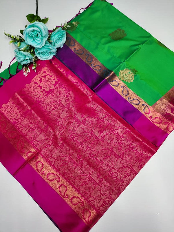 Mayuri pattu (Christmas Offer) PM182 +Jute Bag Free