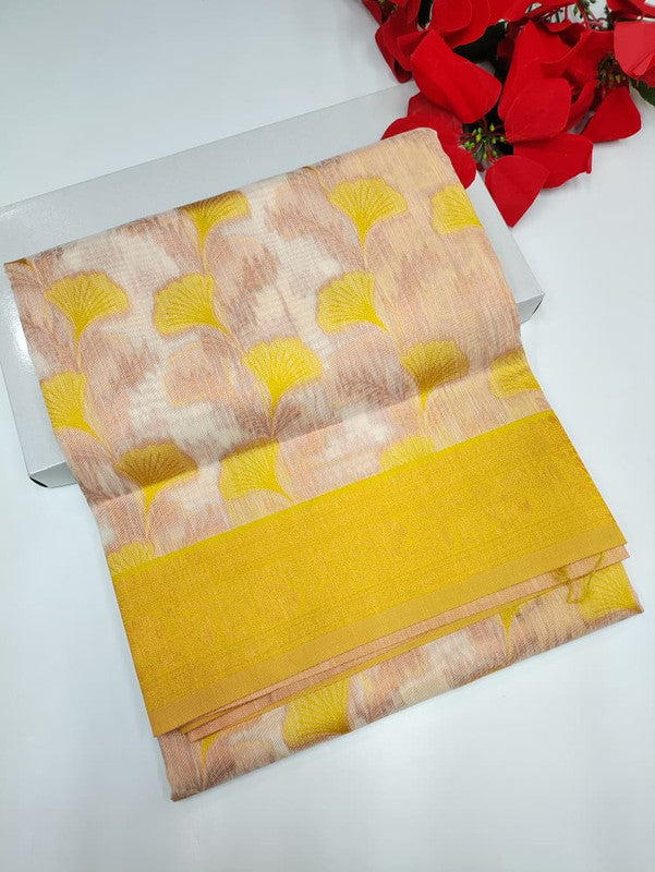 Premium All Self Linen Saree PAS07