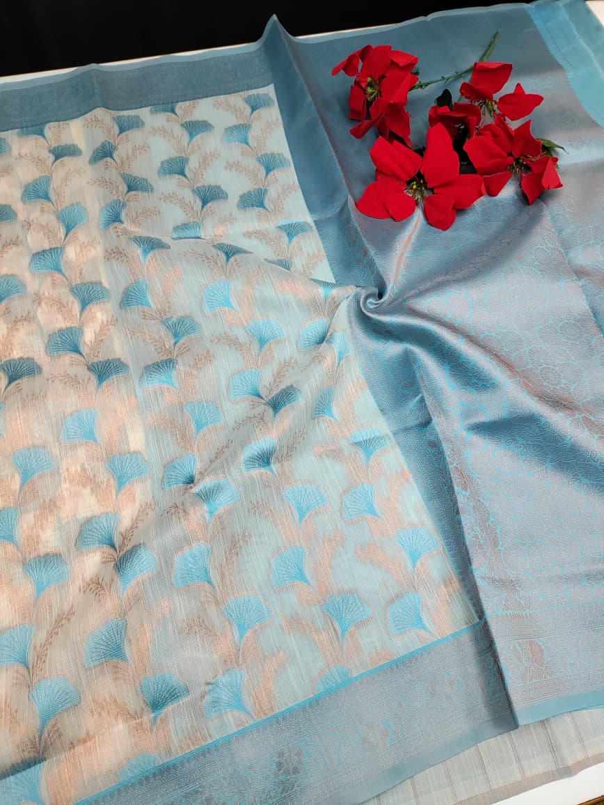 Premium All Self Linen Saree PAS03