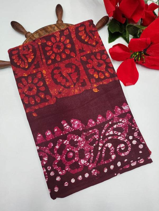 Bengal Cotton Saree- 1 Batch BA90