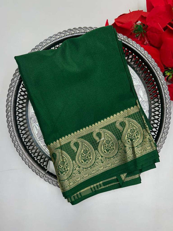 Mysore Crepe Silk Saree MY02