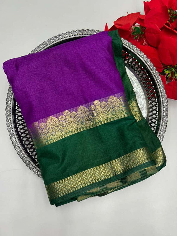 Mysore Crepe Silk Saree MY11