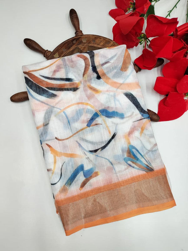 Premium Linen Saree PLS15