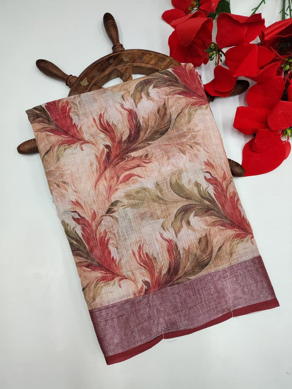 Premium Linen Saree PLS19