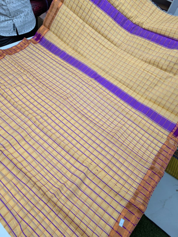 Kalyani Checked Saree KD06