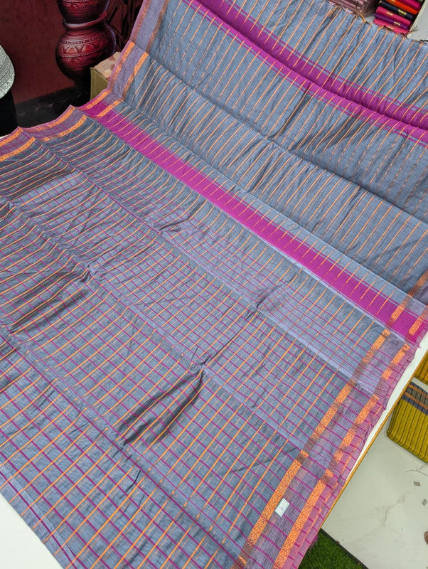 Kalyani Checked Saree KD07