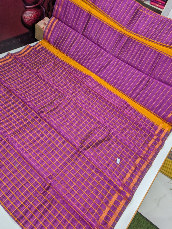 Kalyani Checked Saree KD08