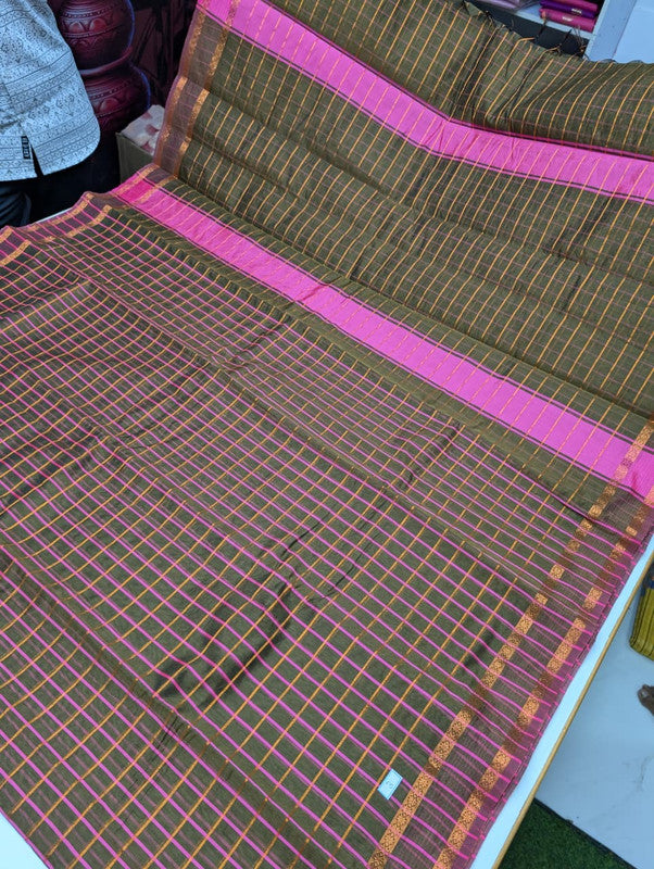 Kalyani Checked Saree KD26