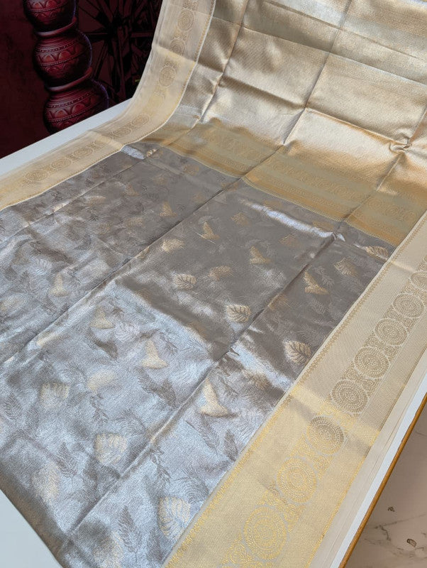 Offer Mirror Tissue Saree OT117