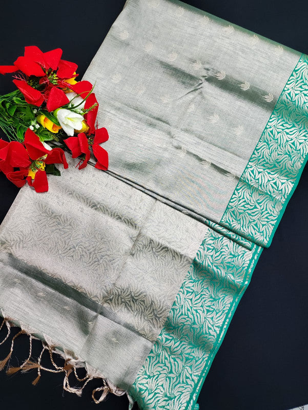 Slub Tissue Saree STS08