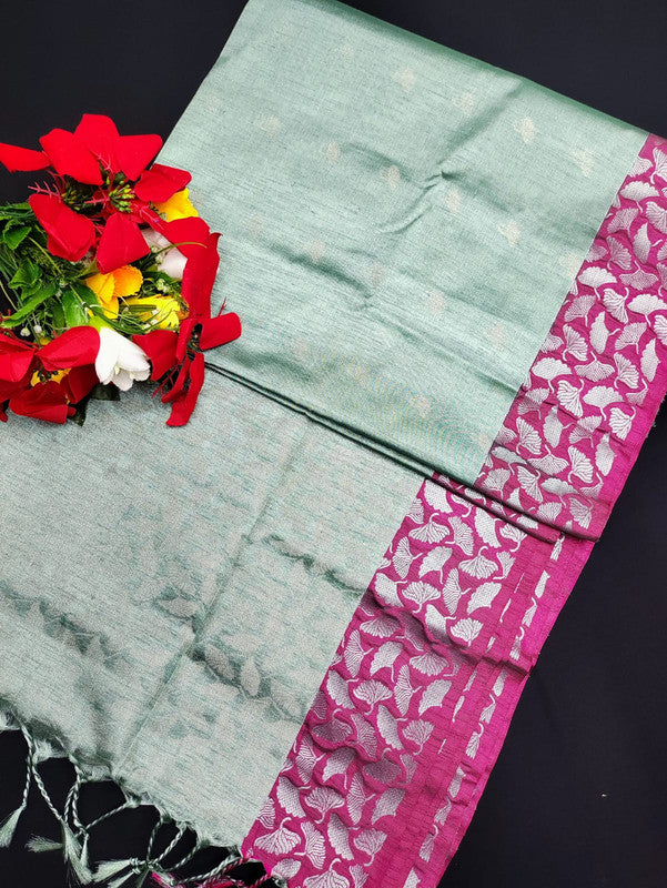 Slub Tissue Saree STS12