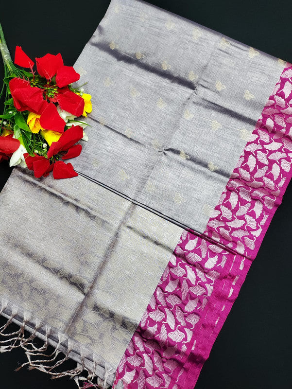 Slub Tissue Saree STS15