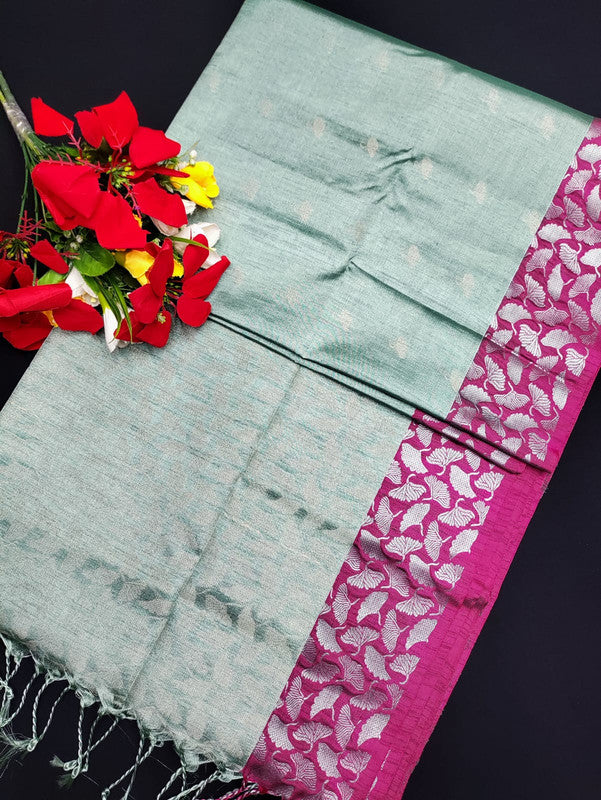 Slub Tissue Saree STS24