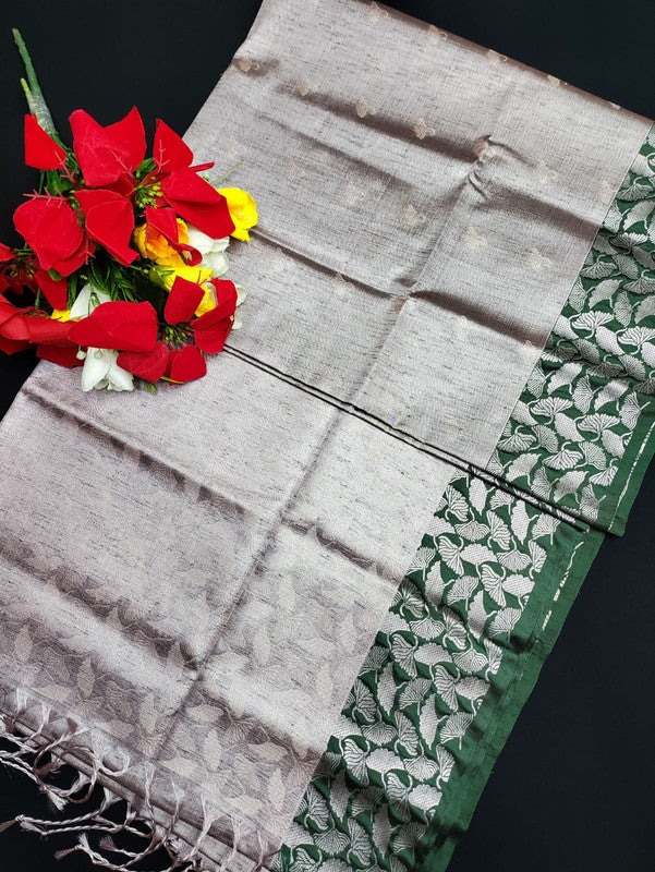 Slub Tissue Saree STS47