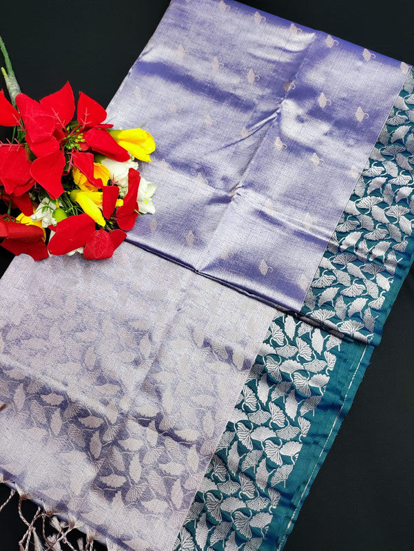 Slub Tissue Saree STS52