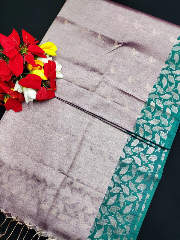 Slub Tissue Saree STS54