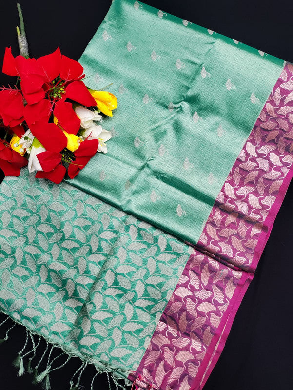 Slub Tissue Saree STS61