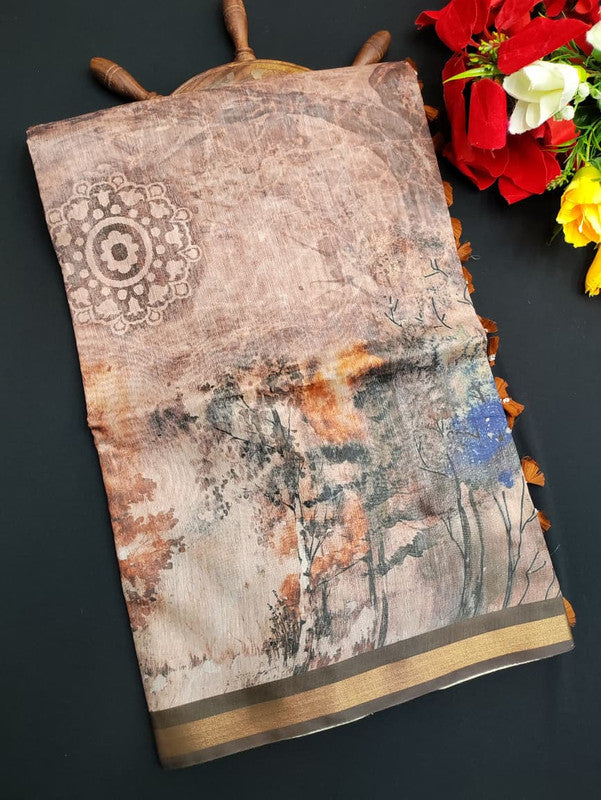 Paper Silk Saree PER06