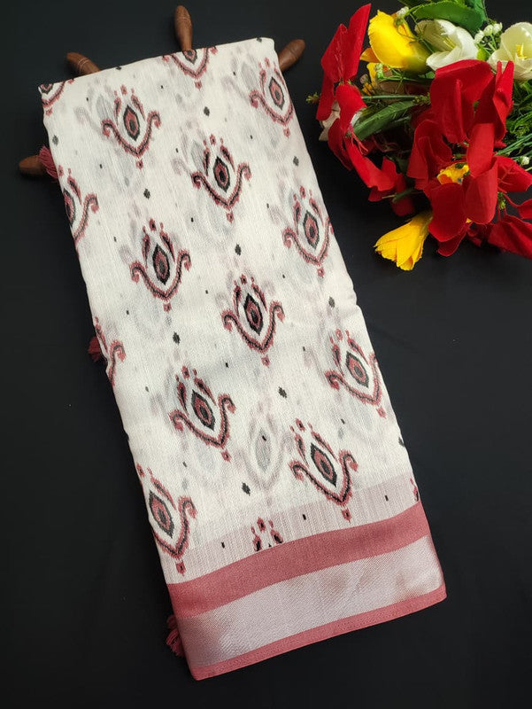 Summer Cool Printed Saree SE08