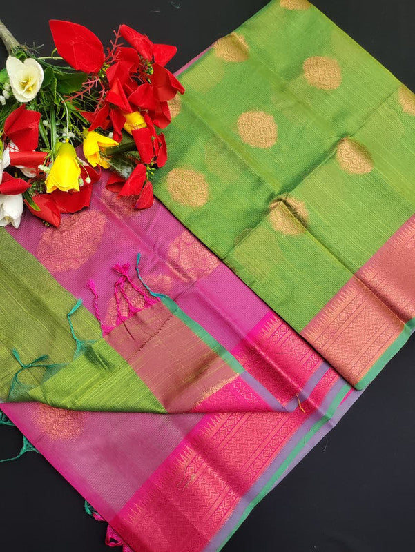 Slub Cotton Saree SLC38