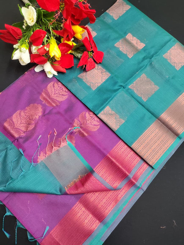 Slub Cotton Saree SLC43